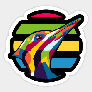 The Woodpecker Sticker